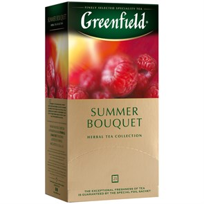 {{photo.Alt || photo.Description || 'Чай Greenfield &quot;Summer Bouquet&quot;, травяной аром. малина,шиповн., 25 фольг. пакетиков по 1,5г'}}