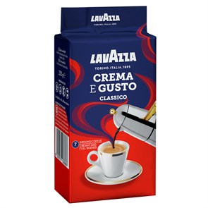 {{photo.Alt || photo.Description || 'Кофе молотый Lavazza &quot;Crema e Gusto&quot;, вакуумный пакет, 250г'}}