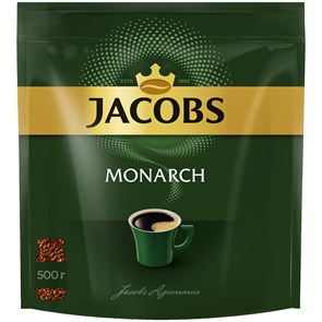 Кофе растворимый Jacobs "Monarch", сублимированный, мягкая упаковка, 500г
