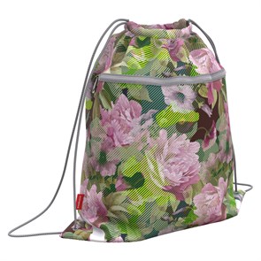 Мешок для обуви ErichKrause® с карманом на молнии 500х410мм Garden Flower