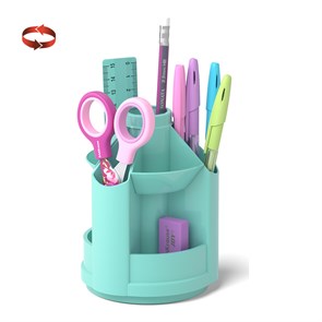 {{photo.Alt || photo.Description || 'Набор настольный вращающийся пластиковый ErichKrause® Mini Desk, Pastel, розовый'}}