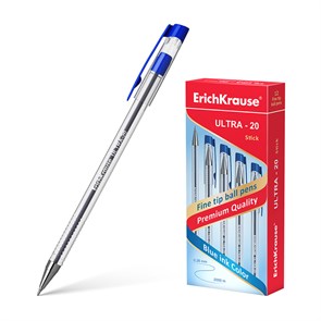 {{photo.Alt || photo.Description || 'Ручка шариковая ErichKrause® ULTRA-20, цвет чернил синий (в коробке по 12 шт.)'}}