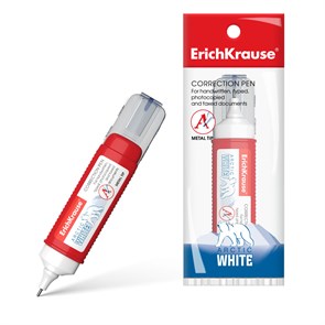 {{photo.Alt || photo.Description || 'Ручка-корректор ErichKrause® Arctic white, 12мл (в пластиковой коробке по 12 шт.)'}}