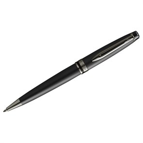 Ручка шариковая Waterman "Expert Metallic Black RT" синяя, 1,0мм, подарочная упаковка