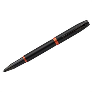 Ручка-роллер Parker "IM Professionals Flame Orange BT" черная, 0,8 мм, подарочная упаковка