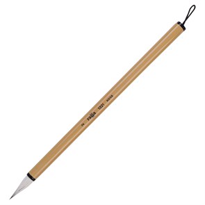 Кисть художественная для каллиграфии Гамма, коза, №2, бамбуковая ручка