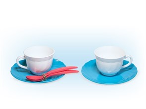 Набор посуды чайный "Две персоны" (6 дет.), 12,5*11,5*8 см