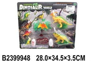 Набор "Динозавры" на блист. 34,5*28*3,5 см