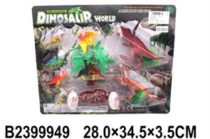 Набор "Динозавры" на блист. 34,5*28*3,5 см