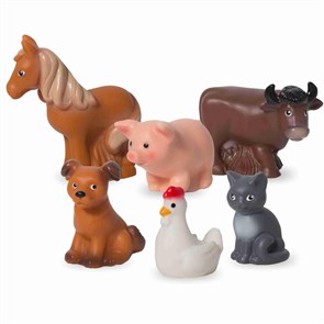 Набор игрушек из ПВХ "Домашние животные", 21 см