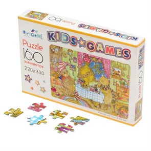 Пазл 160 элементов серии Kids Games понравится любому ребенку! Удобная элементность из 160 деталей н