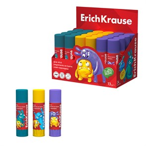 Клей-карандаш ErichKrause EasyStick Jolly Friends 13г EK60910