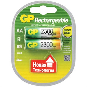 Аккумулятор GP AA (HR06) 2300mAh 2BL R063530