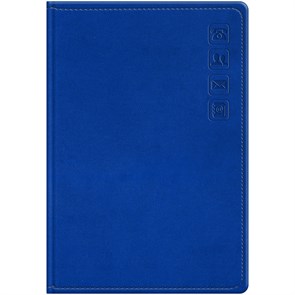 Телефонная книга А5, 80л., кожзам, BG "Winner. Bright blue", с вырубкой R373785