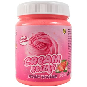 Слайм Cream-Slime, розовый, с ароматом клубники, 250г R292282