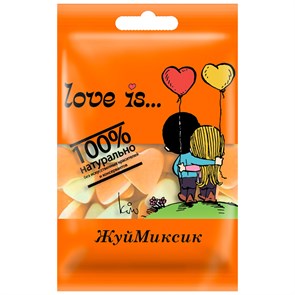 Жевательный мармелад  Love is…, банан-клубника, 20г R344241