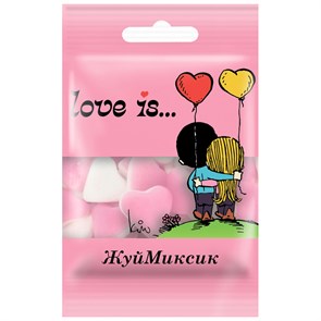 Жевательный мармелад  Love is…, холодок-малина, 20г R344245