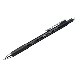 Карандаш механический Faber-Castell "Grip 1347" 0,7мм, B, грип, с ласт., автоподача грифеля, черный R289770