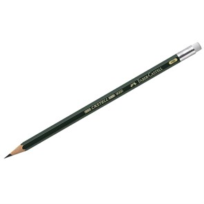 Карандаш ч/г Faber-Castell "Castell 9000" HB, с ластиком, заточен. R286130