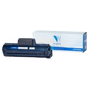 Картридж совм. NV Print W1106A (№106A) черный для HP Laser 107/MFP135/MFP137 (1000стр.) R205374