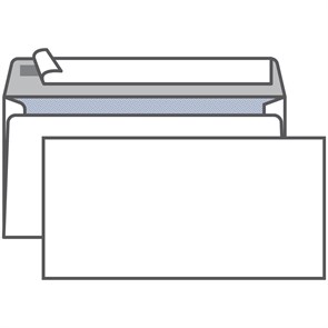 Конверт E65, KurtStrip, 110*220мм, б/подсказа, б/окна, отр. лента, внутр. запечатка R208771