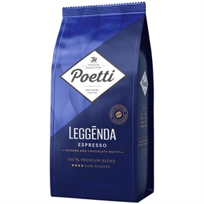 Кофе в зернах Poetti "Leggenda Espresso", вакуумный пакет, 1кг R351411