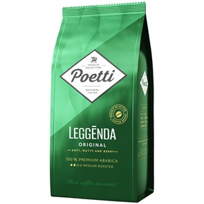 Кофе в зернах Poetti "Leggenda Original", вакуумный пакет, 1кг R351421