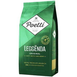 Кофе молотый Poetti "Leggenda Original", вакуумный пакет, 250г R351426