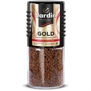 Кофе растворимый Jardin "Gold", сублимированный, стеклянная банка, 190г R342025