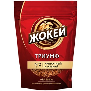 Кофе растворимый Жокей "Триумф", мягкая упаковка, 450г R295654