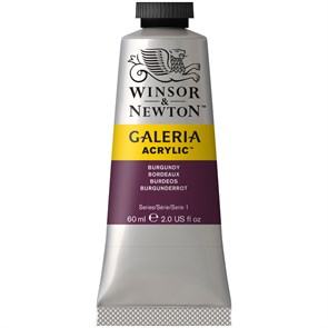 Краска акриловая художественная Winsor&Newton "Galeria", 60мл, туба, бордовый R316271