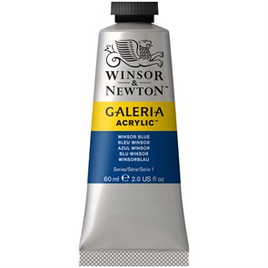 Краска акриловая художественная Winsor&Newton "Galeria", 60мл, туба, Винзор синий R316272