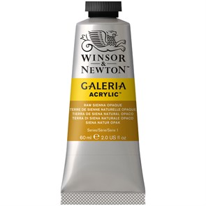 Краска акриловая художественная Winsor&Newton "Galeria", 60мл, туба, натуральная сиена непрозрачная R316318