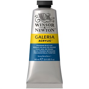 Краска акриловая художественная Winsor&Newton "Galeria", 60мл, туба, синий Прусский R316306