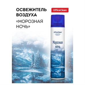 Освежитель воздуха аэрозольный OfficeClean "Морозная ночь", 300мл R372675