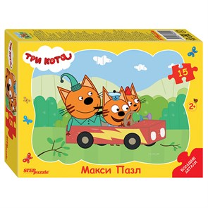 Пазл  15 эл. maxi Step Puzzle "Три кота" R379824