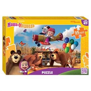 Пазл  35 эл. maxi Step Puzzle "Маша и Медведь" R362296