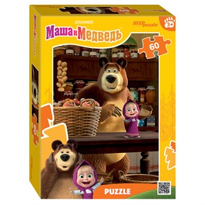 Пазл  60 эл. Step Puzzle "Маша и Медведь. Лесные истории" R379842