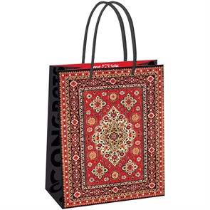 Пакет подарочный 18*23*10см MESHU "Carpet",  матовая ламинация R371030