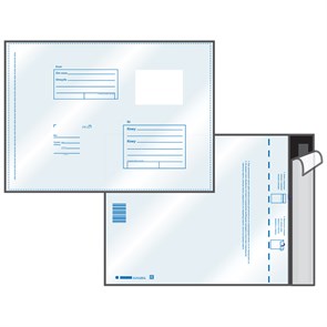 Пакет почтовый E4, UltraPac, 280*380мм, полиэтилен, отр. лента, 70мкм R208024