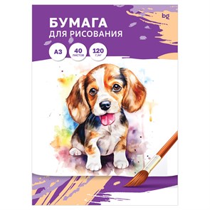 Папка для рисования А3, 40л., BG, 120г/м2 R365254