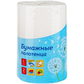 Полотенца бумажные в рулоне OfficeClean "XXL", 2-слойное, 35м/рул., тиснение, белые, 1шт. R279676