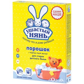 Порошок для машинной и ручной стирки Ушастый нянь, 400г R259723