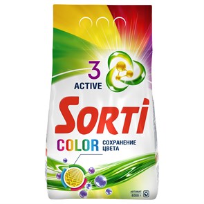 Порошок для машинной стирки Sorti "Color", 6кг R284959