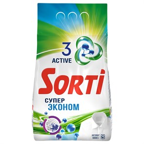 Порошок для машинной стирки Sorti "Супер Эконом", 6кг R284960