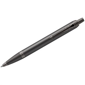 Ручка шариковая Parker "IM Professionals Monochrome Titanium" синяя, 1мм, подарочная упаковка R350520