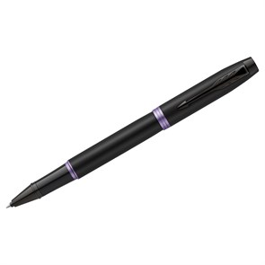 Ручка-роллер Parker "IM Professionals Amethyst Purple BT" черная, 0,8мм, подарочная упаковка R352792