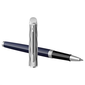 Ручка-роллер Waterman "H?misph?re SE Deluxe Blue CT" черная, 0,8мм, подарочная упаковка R352772