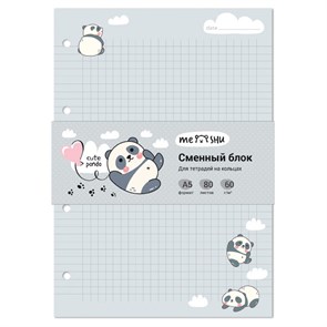 {{productViewItem.photos[photoViewList.activeNavIndex].Alt || productViewItem.photos[photoViewList.activeNavIndex].Description || 'Сменный блок 80л., А5, MESHU &quot;Cute panda&quot;, пленка т/у, в клетку'}}