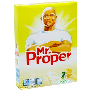 Средство для мытья полов и стен Mr.Proper "Лимон", порошок, 400г R225751